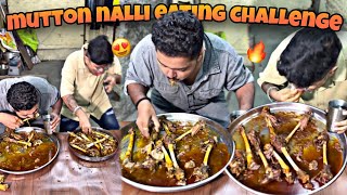 Mutton Nalli Eating Challenge With Dhiru 😱🥵Kanda Lovers [upl. by Tine]