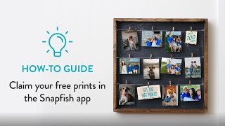 Learn how to claim 50 free prints a month with Snapfish [upl. by Ecnaiva646]