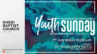 NBCC Youth Sunday  Live at Khedi Baptist Church  07072024 [upl. by Meggie]