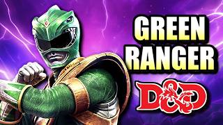 How to Build the GREEN RANGER in DampD [upl. by Eidas529]