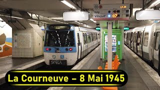 Metro Station La Courneuve – 8 Mai 1945  Paris 🇫🇷  Walkthrough 🚶 [upl. by Eekorehc]