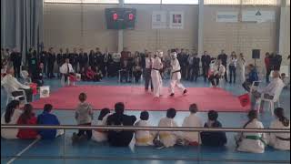 Hugo Cruz KO  Final Regional Kyokushin IFK 2017 [upl. by Skipp460]