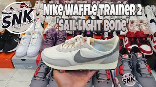 Nike Waffle Trainer 2 Sail Light Bone CodeDM0180100 [upl. by Valaree910]