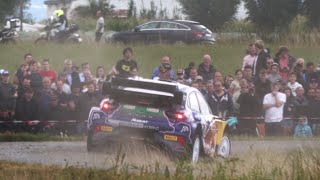 WRC Ypres Rally 2022  Day 1  Crash  Flat Out  Action [upl. by Bertero307]