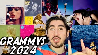 GRAMMYs 2024 Ganadores y Perdedores 🔥 PREDICCIONES [upl. by Allenad984]