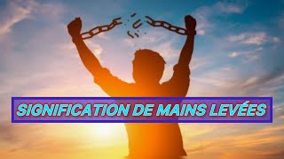 SIGNIFICATION DE MAINS LEVÉES [upl. by Huckaby]