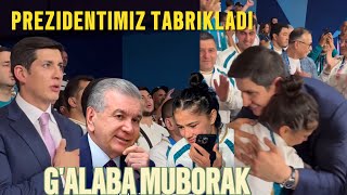 BARCHANI YIGLATDI DIYORA KELDIYOROVA GALABA MUBORAK PREZIDENT TABRIGI DIYORA KELDIYOROVA HAQIDA [upl. by Amehsat]