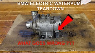 BMW N52  N53  N54 ELECTRIC WATERPUMP TEARDOWN [upl. by Michigan]