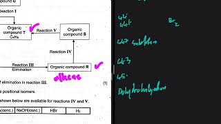 Question 4 Organic Compounds Reactions Grade 12 Physical Sciences P2 November 2024 [upl. by Anaele]