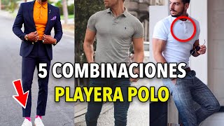 5 COMBINACIONES infalibles de PLAYERA POLO [upl. by Rrats]