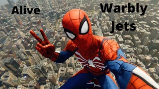 Swinging Around To quotAlivequot By Warbly Jets Spiderman PS4 [upl. by Lattonia355]