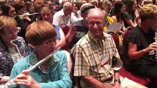 2000 Flutes at the annual final Bach Air at the The National Flute Association Classic [upl. by Jair]