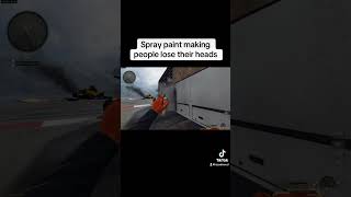 Spray paint making people lose their heads callofduty cod codclips blackops6 blackops [upl. by Walton478]