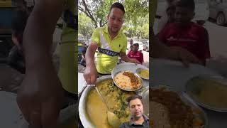 5₹ Mai FIVE STAR KA KHANA 🥰 streetfood kadichawal food foodie delhistreetfood shortfeed vegt [upl. by Aviva]