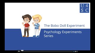 Bobo Doll Experiment Kids See Kids Do  Psychology Experiments  Academy 4 Social Change [upl. by Norma]