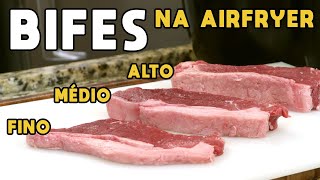 Como Fazer Bife na Airfryer  Contrafilé na Airfryer  Tv Churrasco [upl. by Ajnotal717]