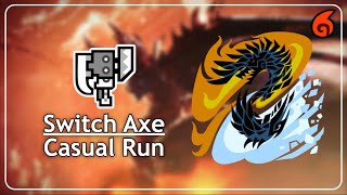 MHWIB PC  Alatreon Switch Axe Casual [upl. by Einnos]