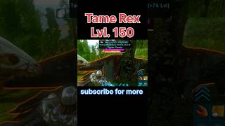 How to fastest Tame Rex  best kibble to tame Rex Lvl150 arksurvivalevolved ark trex kibble [upl. by Akinar]