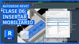 Introducción a Autodesk Revit 2025 06  Como insertar y descargar mobiliario  CURSO DESDE CERO [upl. by Campos572]