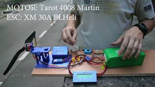 Brushless Motor Testing Tarot 4008 Martin vs DYS 4108 [upl. by Brownson]