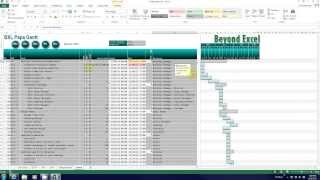 Excel Gantt Chart  Free Simple Powerful  PapaGantt [upl. by Helve]