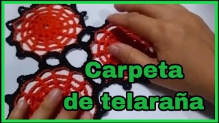 TELARAÑAS 🕸️ 🕸️ tejidas a CROCHET 🧶 para decorar HALLOWEEN 🎃 día de MUERTOS 💀 [upl. by Nosyerg292]