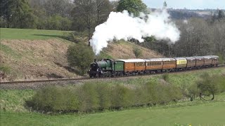 SVR Spring Steam Up featuring 2999 Lady of Legend  Various Lineside Locations [upl. by Ardnuek516]