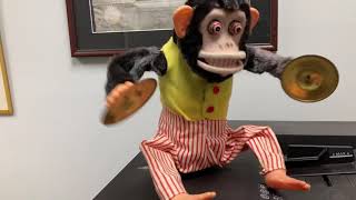 1960s Jolly Chimp Cymbal Playing Monkey from Japan [upl. by Ogires632]