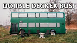 Rare Double Decker Bus Airbnb in the US Full Tour [upl. by Leasa322]