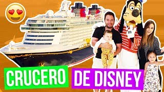 NUESTRO 1ER CRUCERO DE DISNEY  KARLA CELIS VLOG [upl. by Cherin]