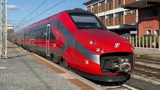 TRENI DEVIATI SULLA LINEA PADOVABologna FRECCIAROSSA Italo e TRENI MERCI [upl. by Gnanmas]