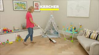 Fresh In A Flash With The Kärcher EWM 2 Plus Stone Electric Wipe Mop  Kärcher UK [upl. by Ralaigh]