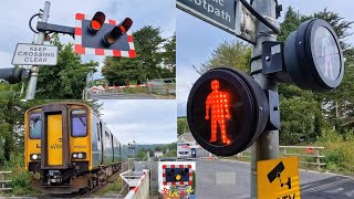 Unique Crossing setup Middleway Level Crossing Cornwall [upl. by Ezekiel82]