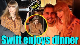 New Footage Taylor Swift Spotted leaving Takja BBQ House after enjoying dinner at 1AM [upl. by Casimire]