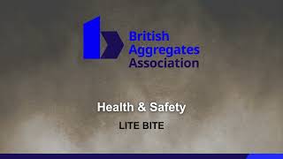 Health amp Safety Lite Bite  Respirable Crystalline Silica [upl. by Bloch]