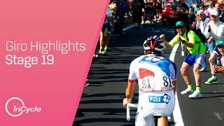 Giro dItalia 2017  Stage 19 Highlights  inCycle [upl. by Hcirteid]