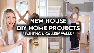 DIY HOME PROJECTS  DECORATE WITH ME  NEW HOUSE UPDATES [upl. by Hsreh]