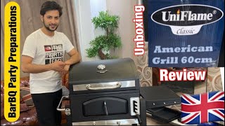 WE BOUGHT AMERICAN GRILL FOR BAR BQ PARTY  American Grill 60CM [upl. by Ahcilef]