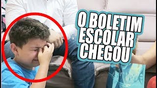 BOLETIM ESCOLAR CHEGOU E ELE CHOROU  Kathy Castricini [upl. by Alger]