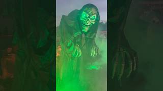 HUNCHED REAPER halloween animatronics decorations scary decor yardhaunt shorts [upl. by Nowaj]