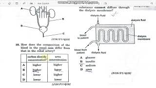 O level Chapter Excretion Topical MCQ [upl. by Morrie]