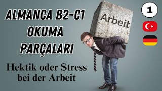 Almanca B2 C1 Okuma Parçaları  01 Bölüm [upl. by Novehc]