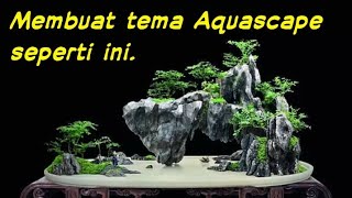 101 Membuat Aquascape ukuran 60cm [upl. by Gertrudis323]