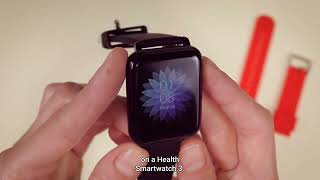 How to attach bands to your Spade amp Co Health Smartwatch 3 [upl. by Aleydis533]