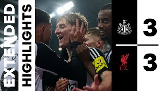 Newcastle United 3 Liverpool 3  EXTENDED Premier League Highlights [upl. by Legir120]