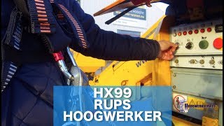 Rups hoogwerker Hitachi HX99 [upl. by Nosneb]