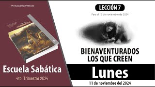 Escuela Sabática  Lunes 11 de noviembre del 2024  Lección Alumnos [upl. by Eilloh]