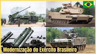 Novos Equipamentos Para o Exército Brasileiro Sistema Antiaéreo Artilharia Sobre Rodas VCI e MBT [upl. by Annahsohs790]