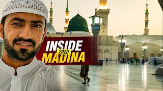 Madina Masjid Nabawi Latest Video from INSIDE during COVID 19  madina live [upl. by Heydon]