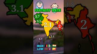 Fertility Rate of your country subscribe mapper geography mapping enfemapping map mapchart [upl. by Hube]